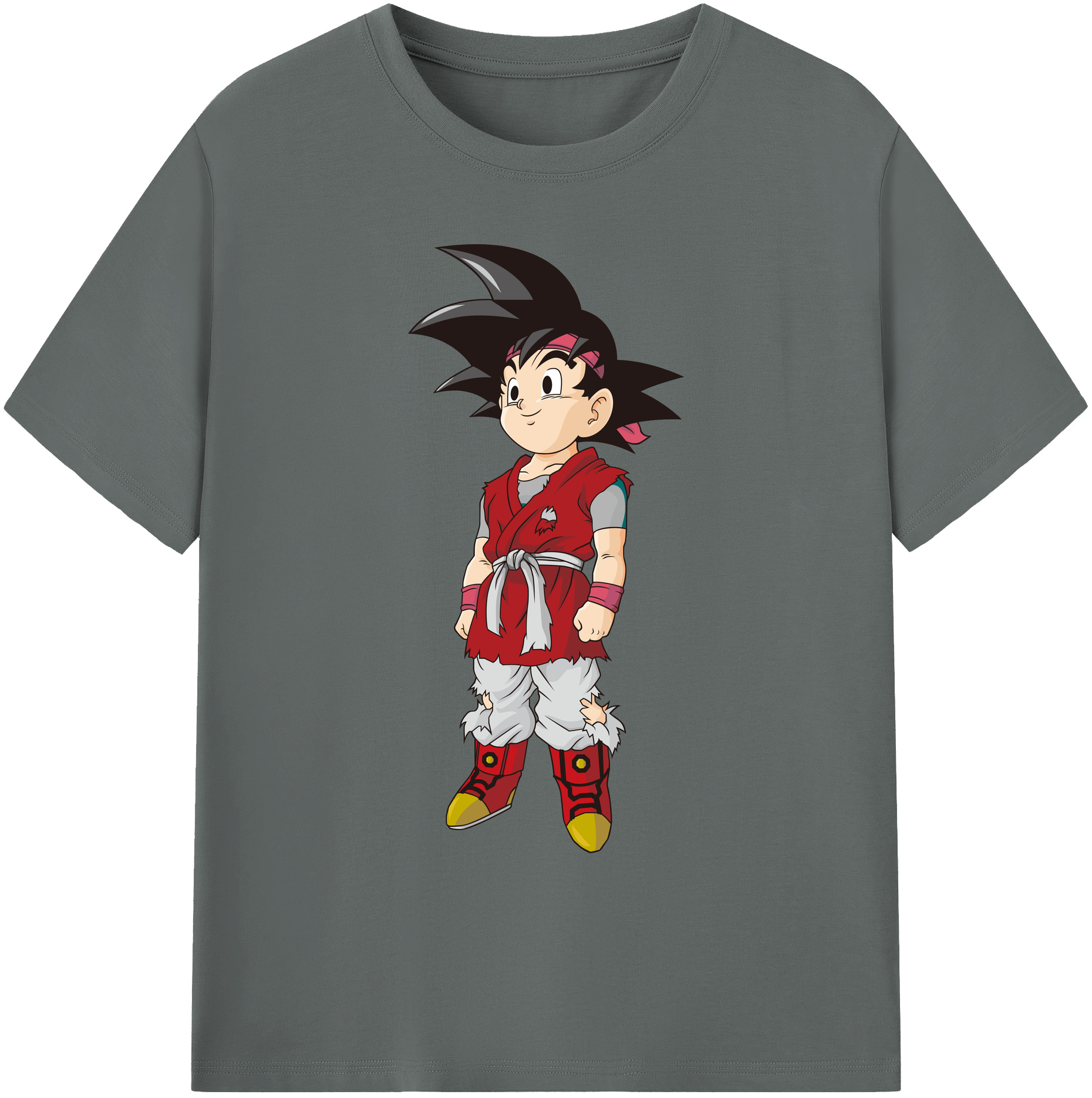 （画像用） ドラゴンボール 孫悟空（そん ごくう）Son Goku カカロット DRAGON BALL Kakarotto 綿100％ メンズ半袖Tシャツ｜肌触りやわらか＆通気性